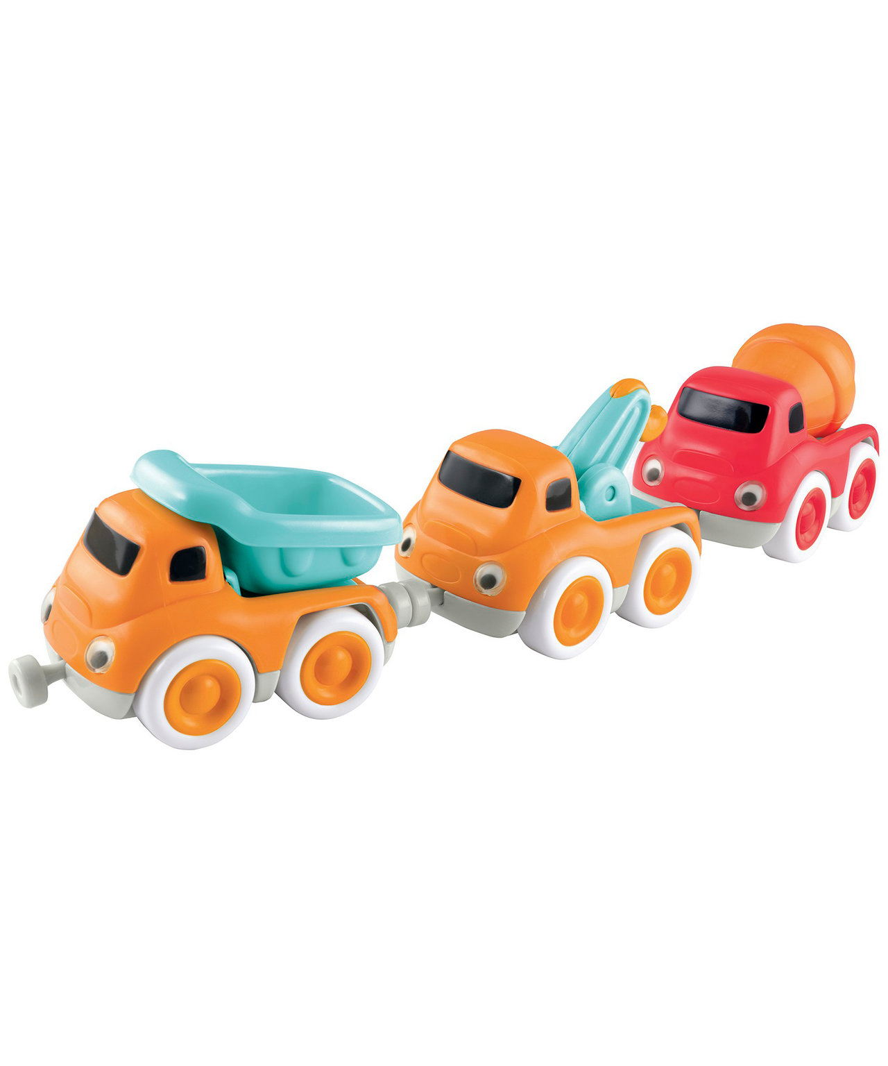 Whizz World Construction Magnetic trio set