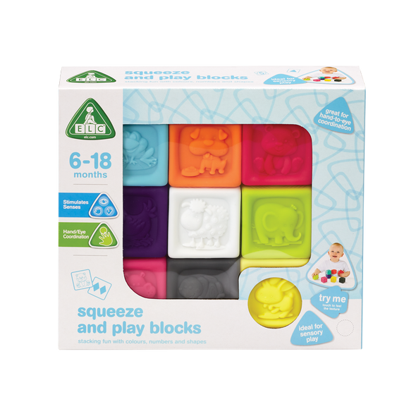 Squeeze and play blocks 6-18 months