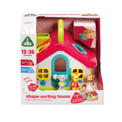 Shape sorting house 12-36 months