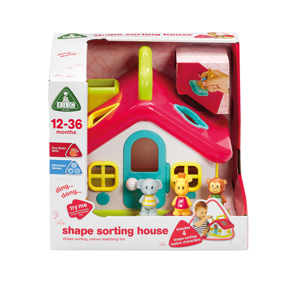 Shape sorting house 12-36 months