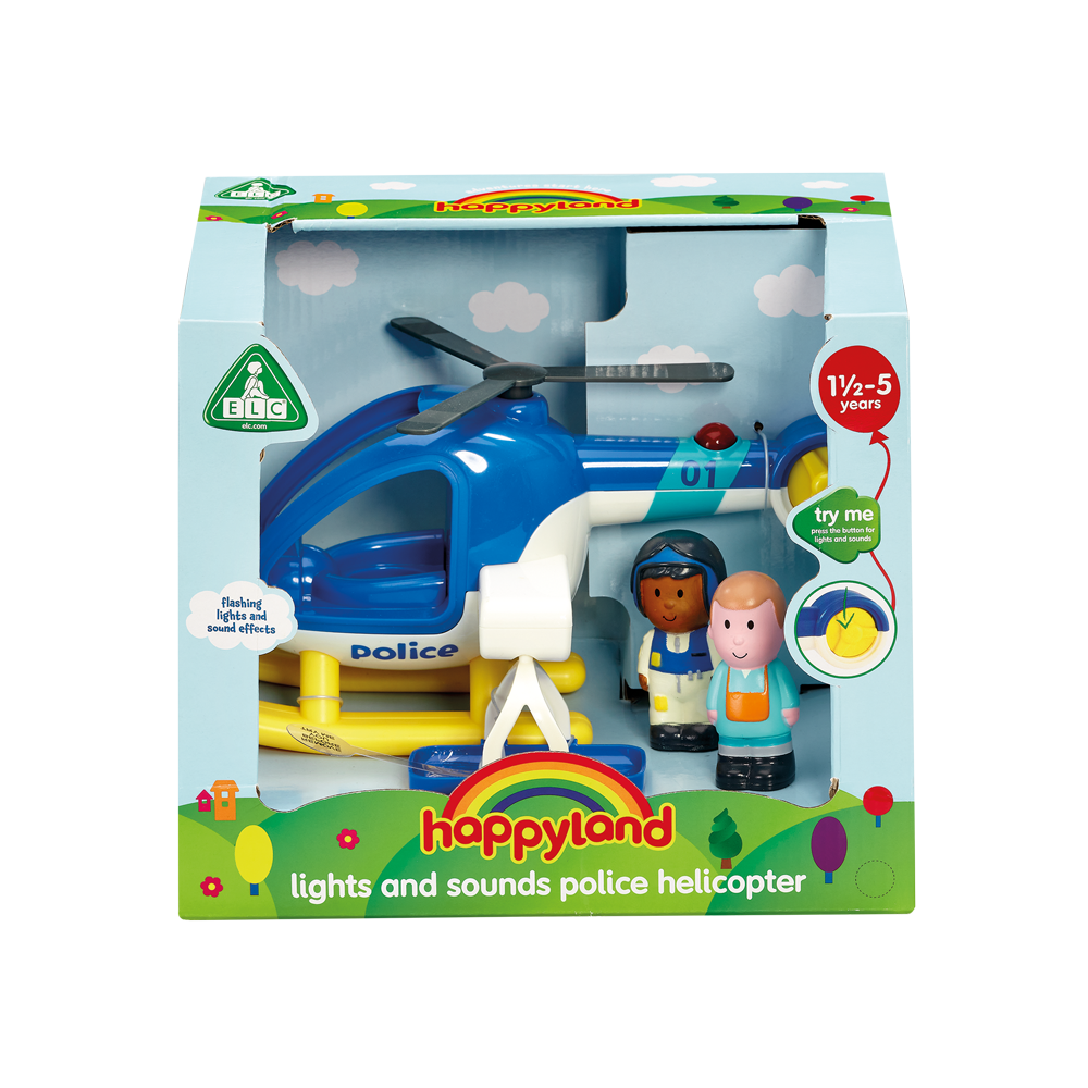 Happyland Lights & Sounds Police Helicopter