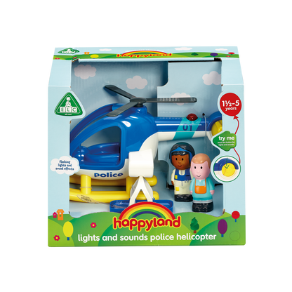 Happyland Lights & Sounds Police Helicopter