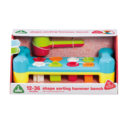 Shape sorting hammer bench