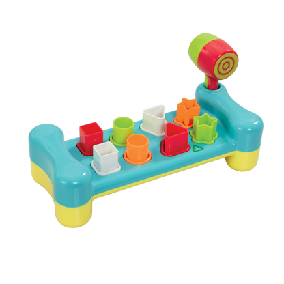Shape sorting hammer bench