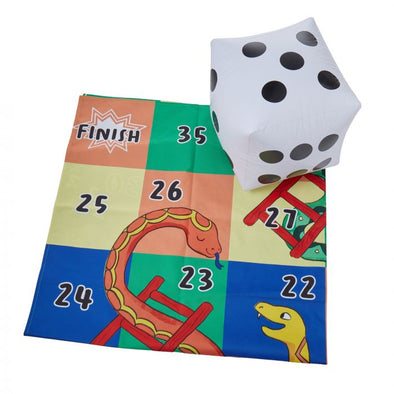 Snakes and Ladders - Large Mat Game Set