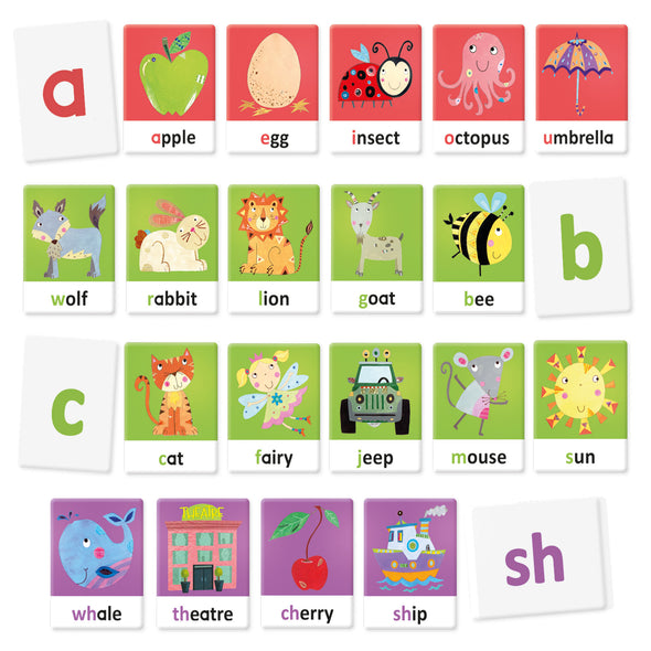 Montessori Flashcards - Tactile and Phonics Alphabet