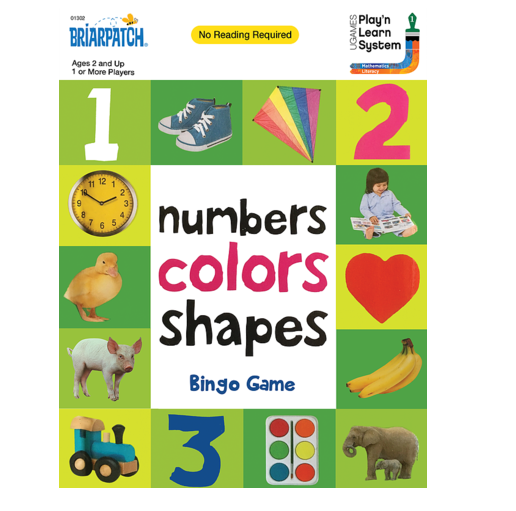 First 100 Numbers, Shapes Bingo Game