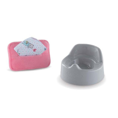 Dolls potty and wipes