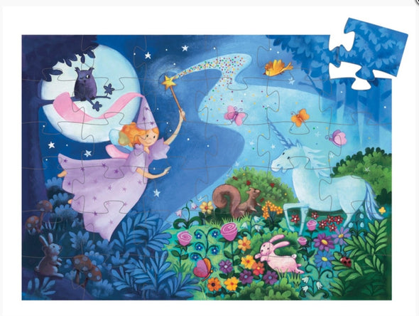 36 pc Puzzle - The Fairy and the Unicorn