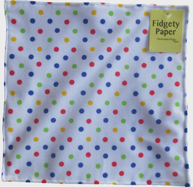 Large Fidgety Paper - Polka Dot