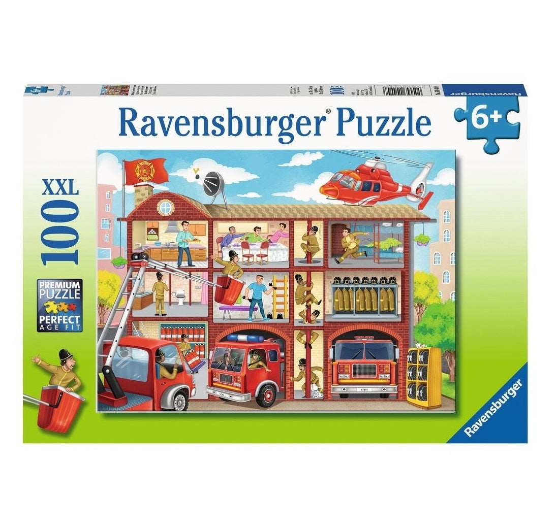 100 pc Puzzle - Firehouse Frenzy