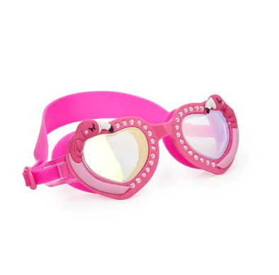 Swim Goggles - Flock of Fab Pink Feather
