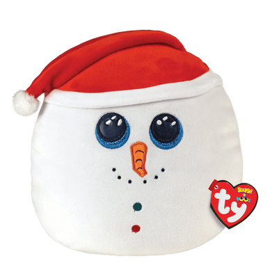 Beanie Squish A Boo 10" Xmas - Flurry Snowman
