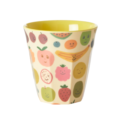 Melamine Cup - Happy Fruits Print