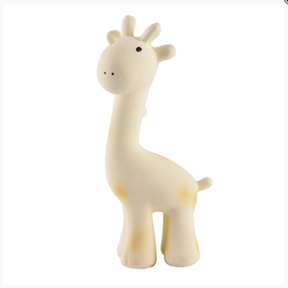 Zoo Animals Teether Rattle - Natural Rubber