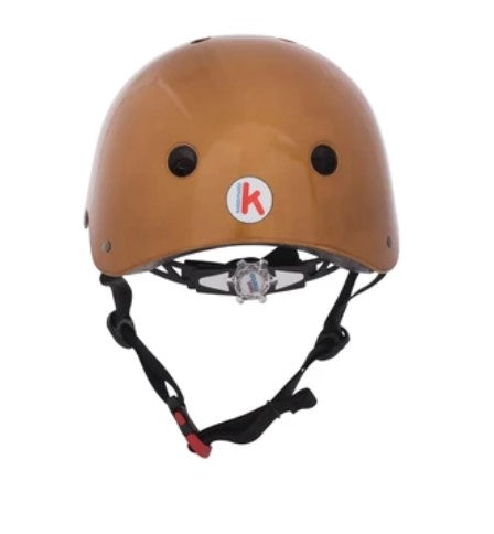 Kiddimoto Helmet - Metallic Gold