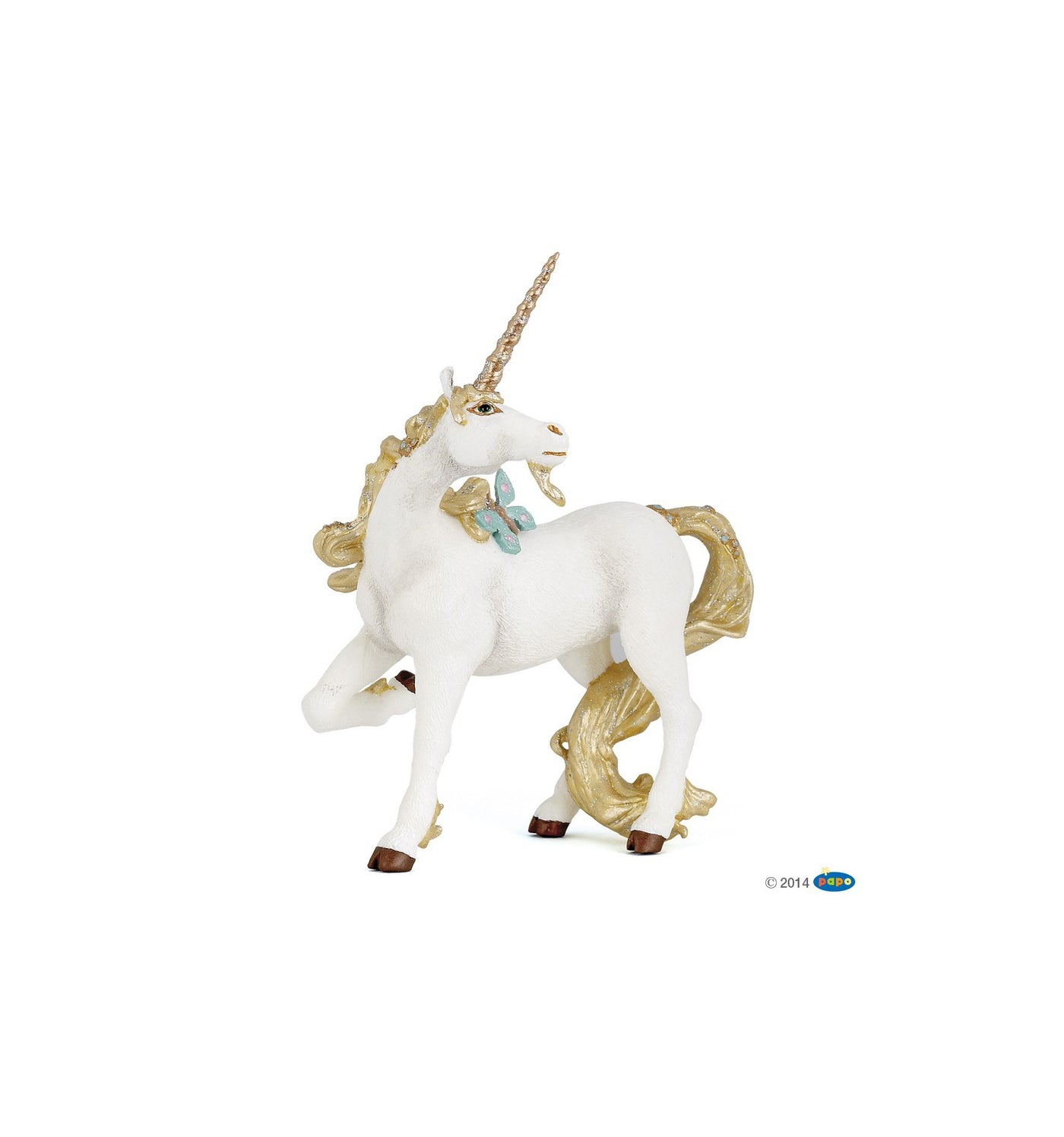 Gold Unicorn Figurine – Toys and Tales