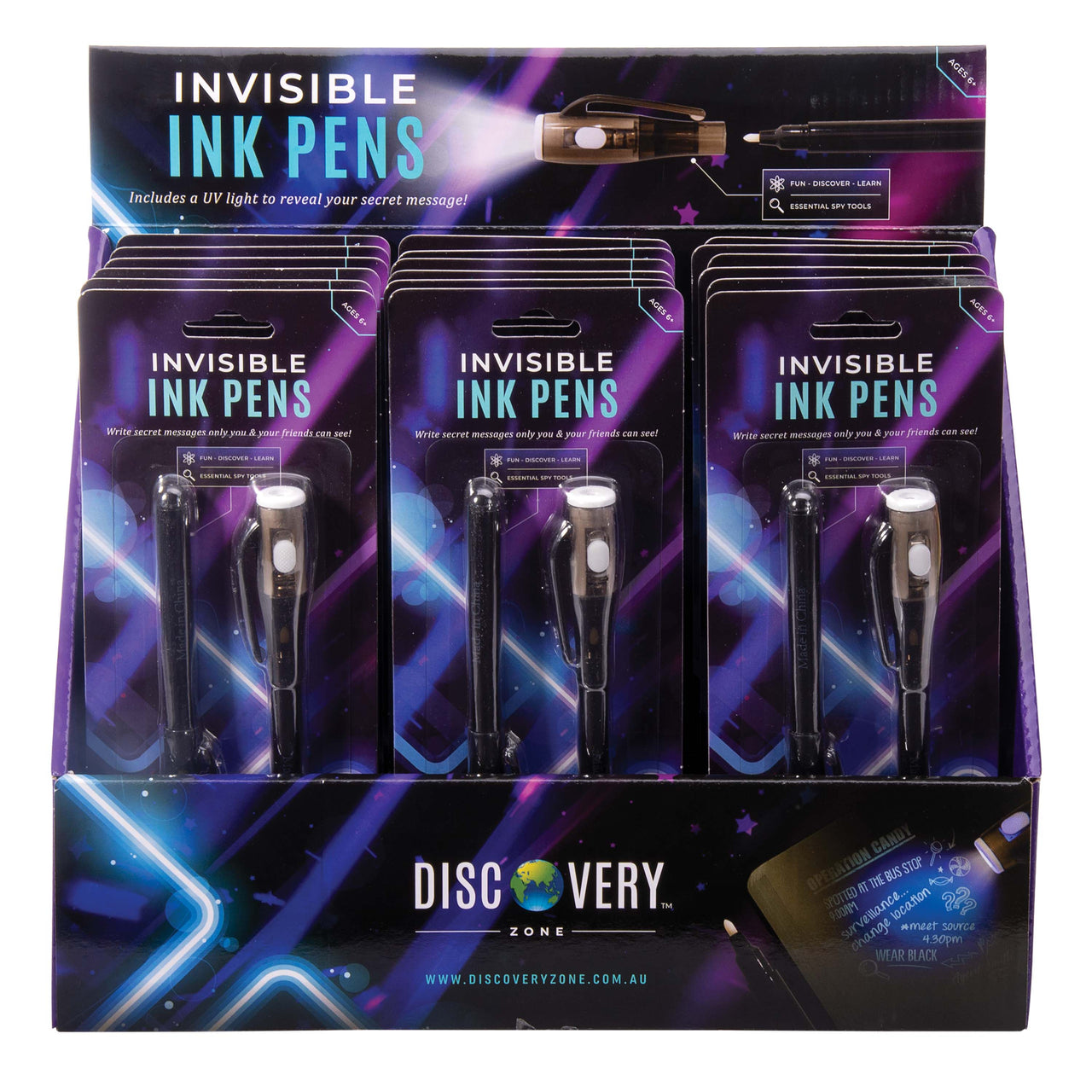 Invisible Ink Pens (2pk)