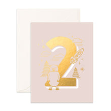 Birthday Card Animals - Number