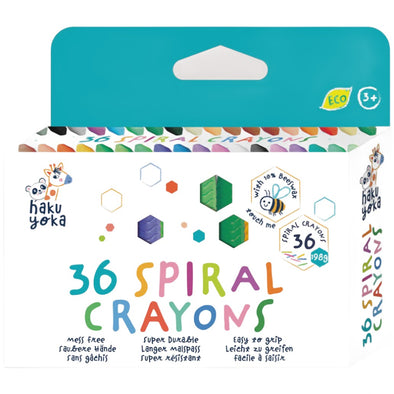 36 Spiral Crayons