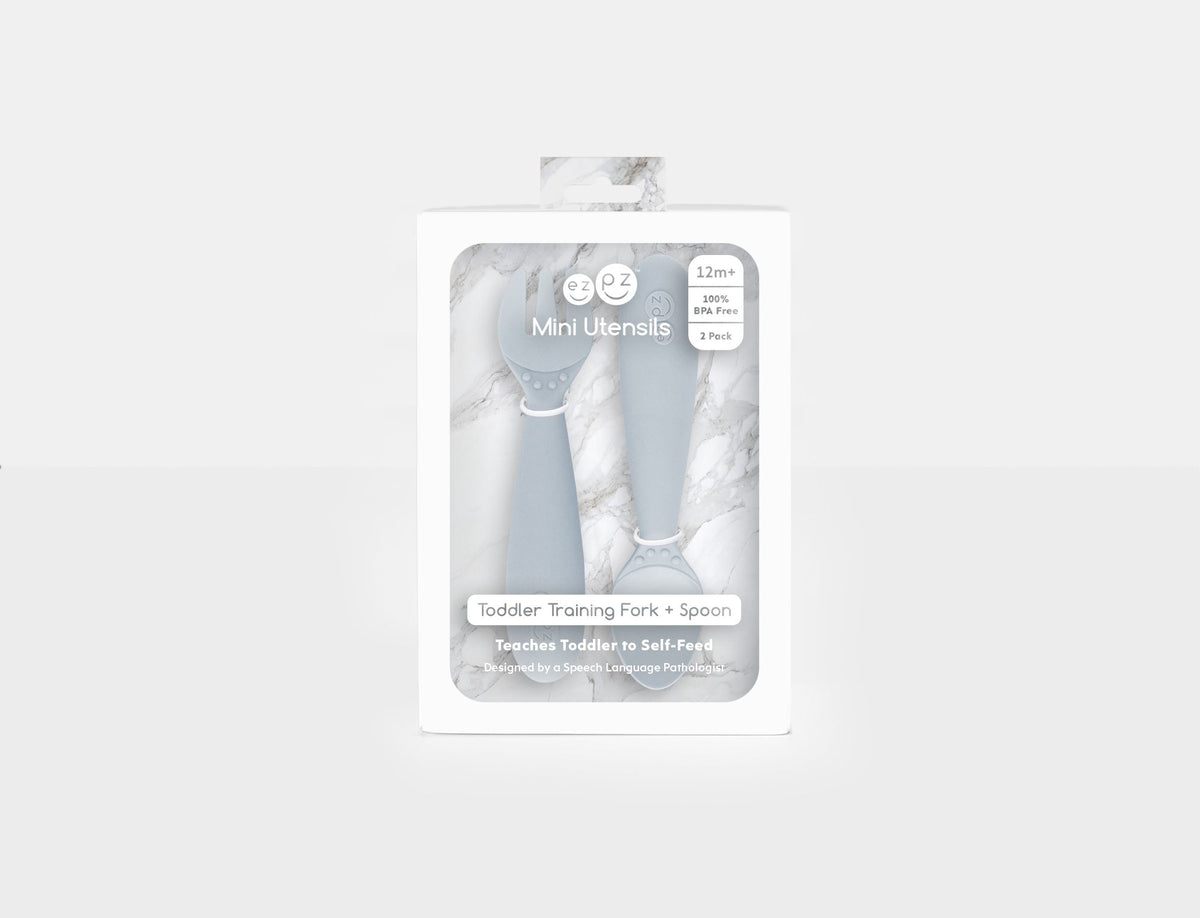 Mini Utensils - Toddler Training Fork + Spoon