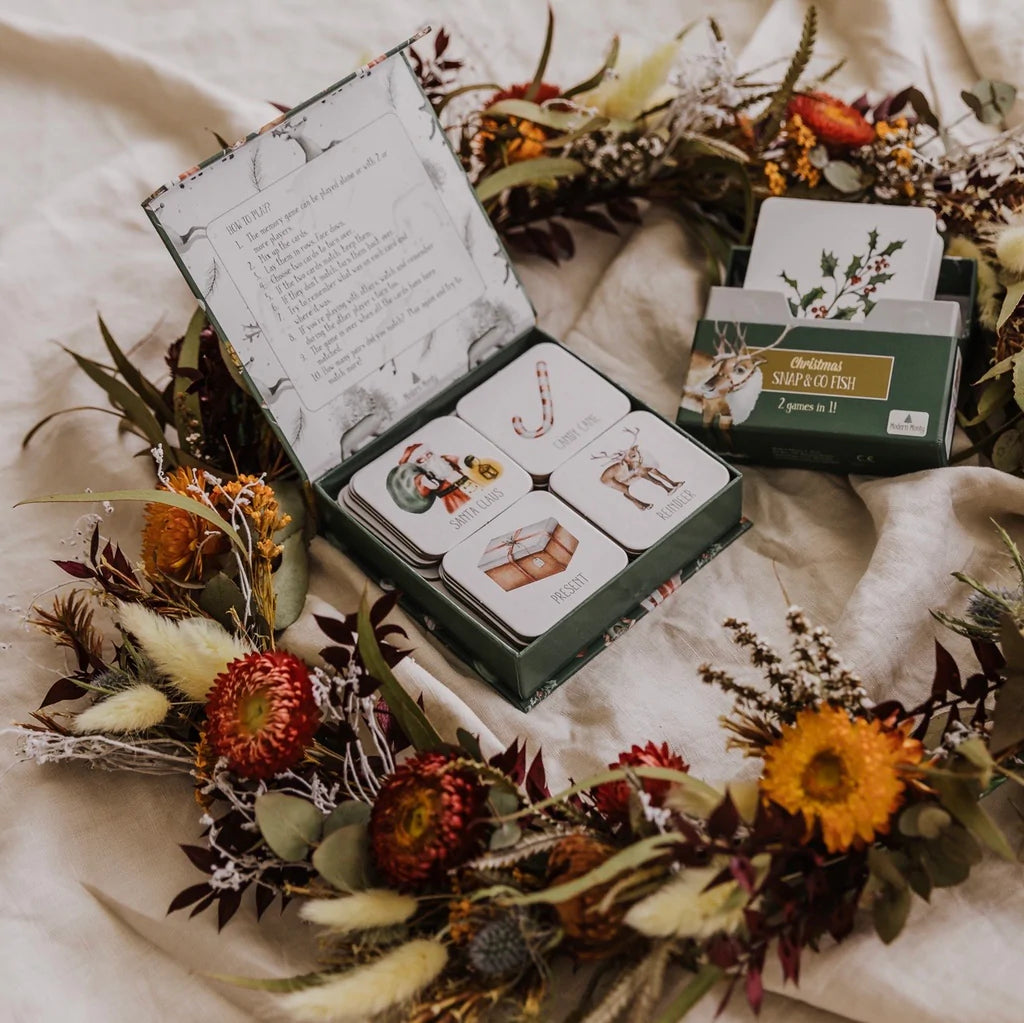 Christmas Snap and Go Fish (2 card games in 1)