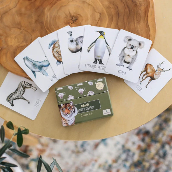 Animals Snap and Go Fish ( 2 card games in 1)