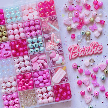 Large Bead Pink Princess Jewellery Making Kit