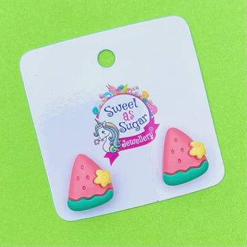 Watermelon Stud Earrings
