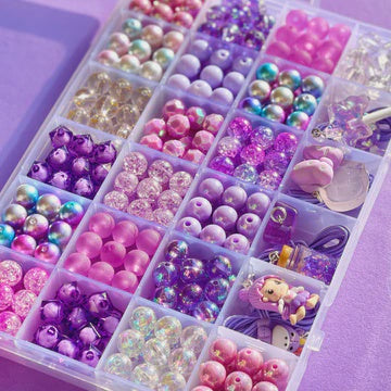 Large Bead Box Set - Popping Purple