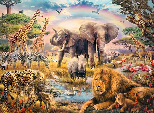 100 pc Puzzle - African Safari