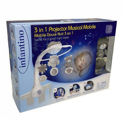 3 in 1 Projector Musical Mobile