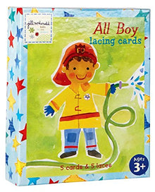 All Boy Lacing Cards