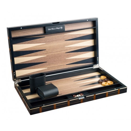 Dal Rossi 15" Wood Veneer Backgammon