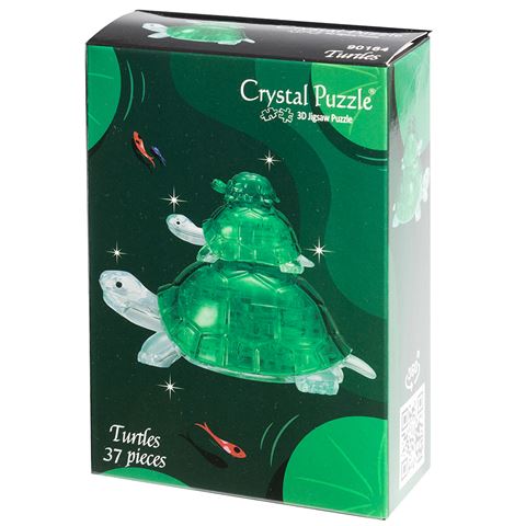 37 pc Crystal Puzzle - Turtles