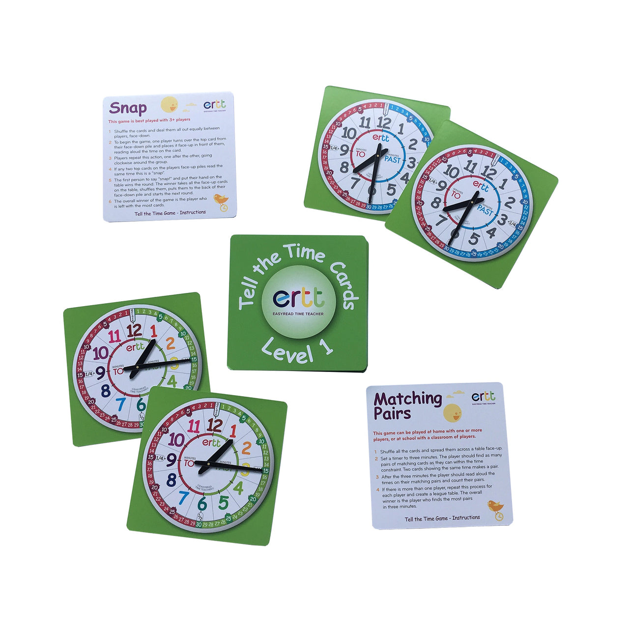Tell the time Cards Level 1