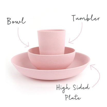 Not So Mini  Bamboo Dinner Set