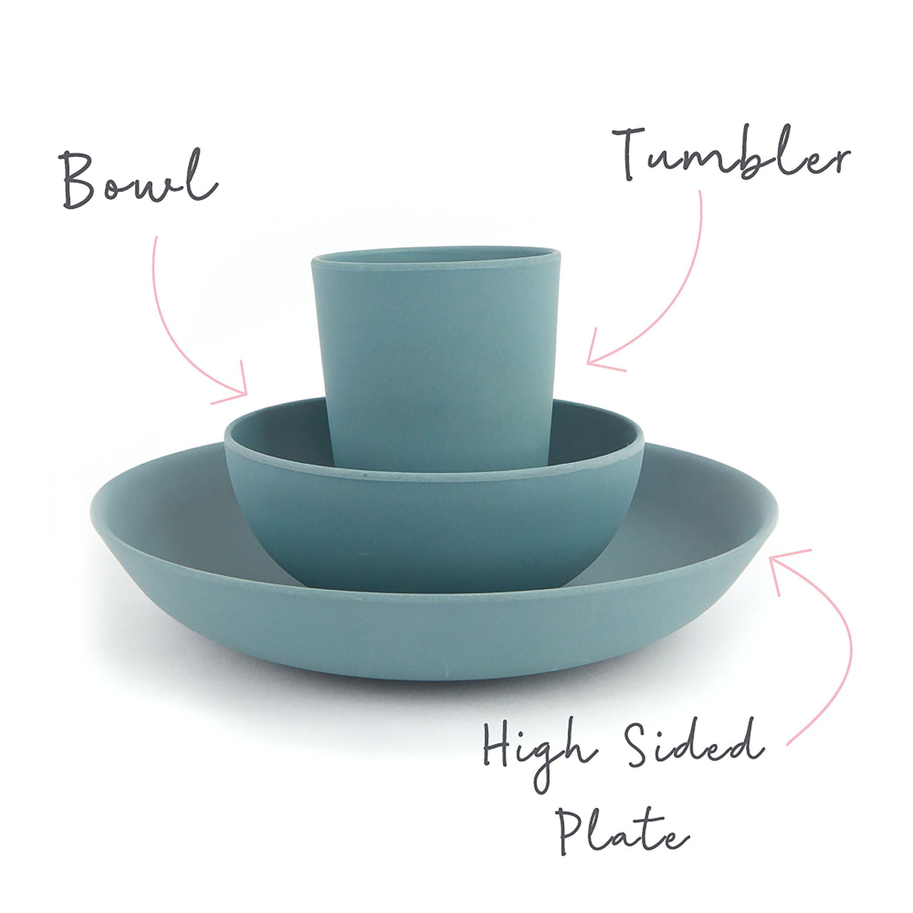 Not So Mini  Bamboo Dinner Set