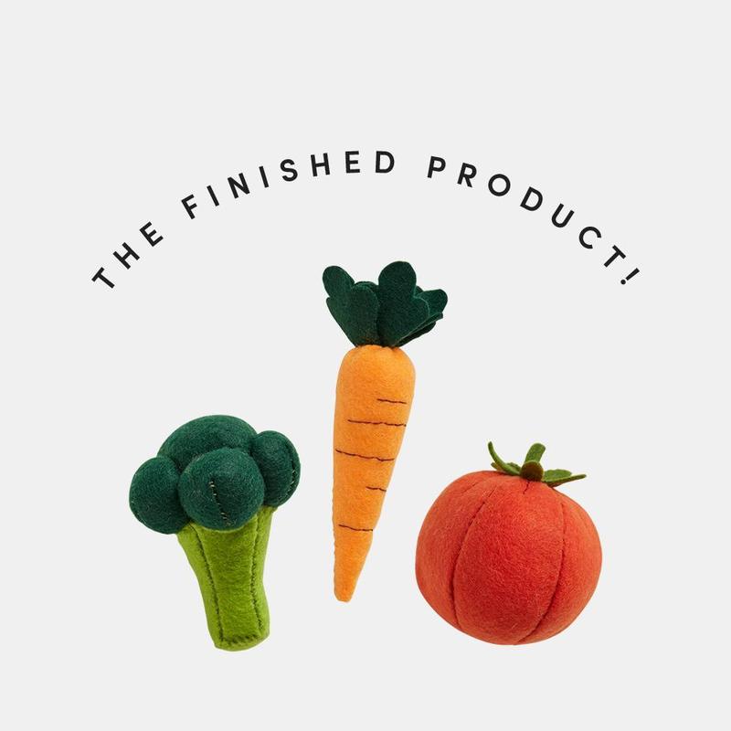 Make Your Own Vegie Felt Kit