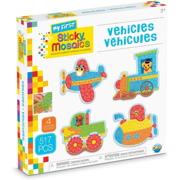 Mosaics By Numbers - Vehicles