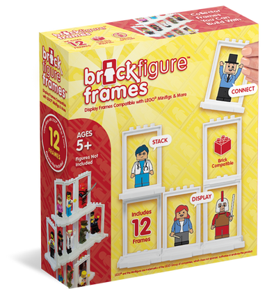 Brick Figure Frames for LEGO Minifigures (12 pack)