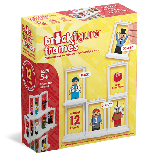 Brick Figure Frames for LEGO Minifigures (12 pack)