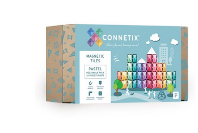 Connetix - Pastel  Rectangle Pack 24 pc