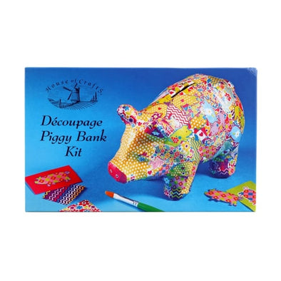 Decoupage Piggy Bank Kit