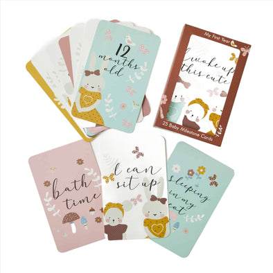 In the Meadow 25pc Baby Milestone Cards