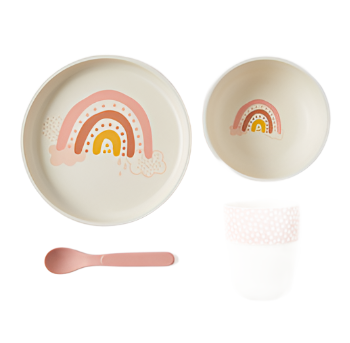 Bamboo 4-Piece Dinner Set