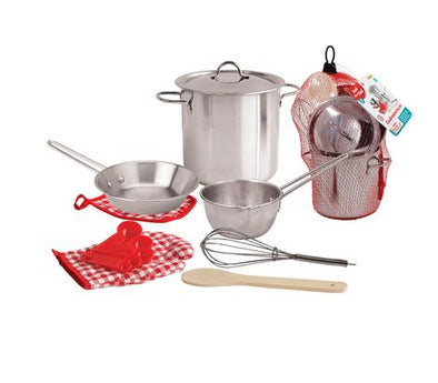 Cooking play set - Stainless Steel
