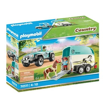 Country - Car with Pony Trailer 70511
