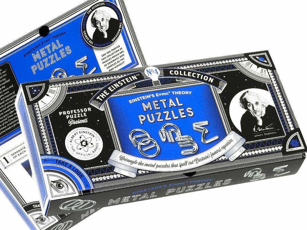 Einstein's E=mc2 Metal puzzles