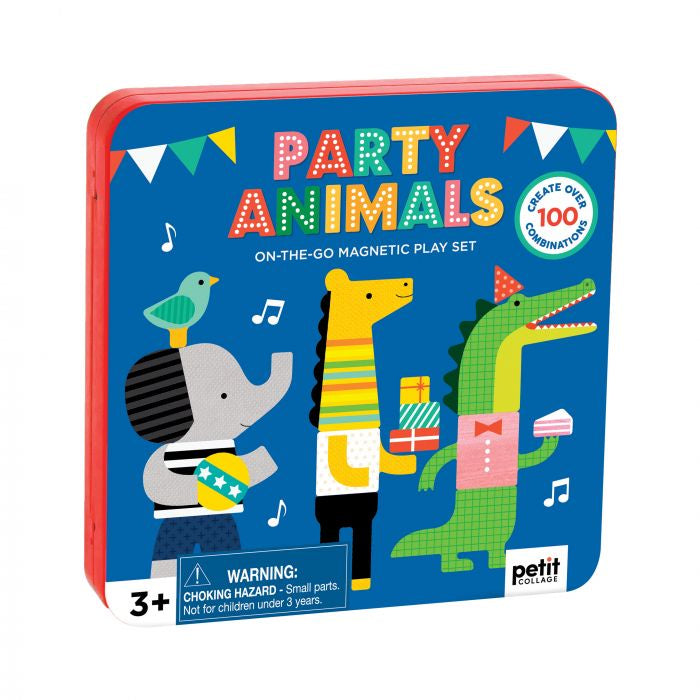 Party Animals on-the-go Magnetic Play Set